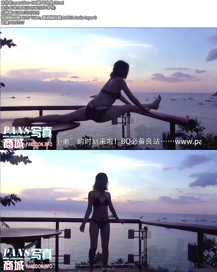 [PANSд��]2016.12.20 No.696 ���� ���㻨��[AVI/108M]